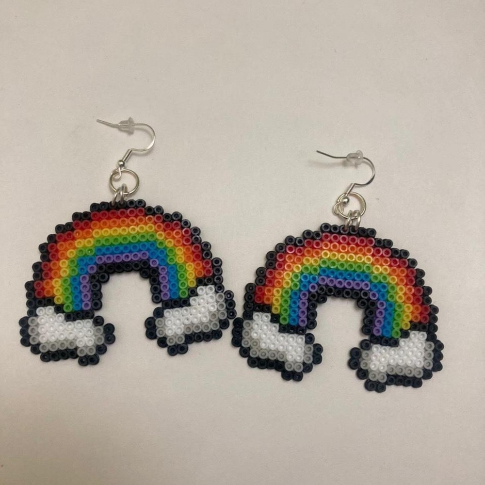Handmade Rainbow Earrings